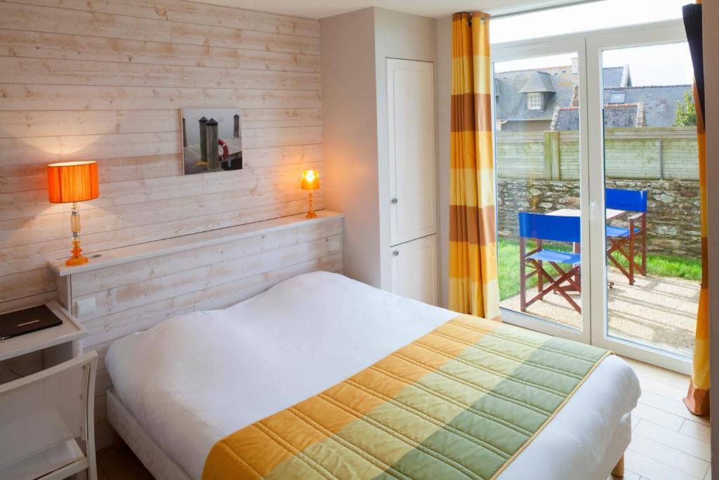 Logis Hotel Vent D'Iroise Plougonvelin Rum bild